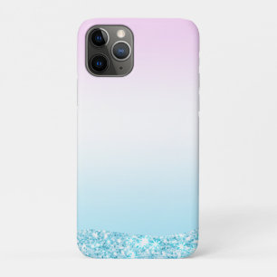 Funda Para iPhone 11 Pro Elegante Moderno gradiente de color purpurina Arco