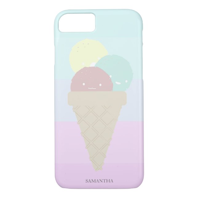 Funda De Case-Mate Para iPhone Elegante, moderno, helado y personalizado (Reverso)