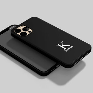 Funda Para iPhone 14 Plus De Case-Mate Elegante monograma de nombre personalizado simple