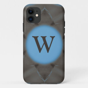 title_seo2 Elegante monograma gris azul