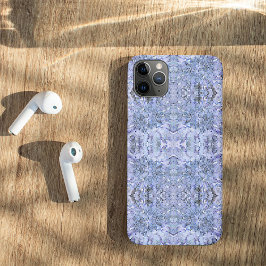 Funda Para iPhone 11 Pro Max Elegante mosaico azul hielo, moderno