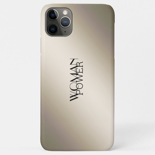 Funda De Case-Mate Para iPhone Elegante oro metálico moderno (Reverso)