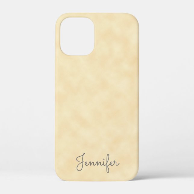 Funda De Case-Mate Para iPhone Elegante parque antiguo con nombre (Reverso )
