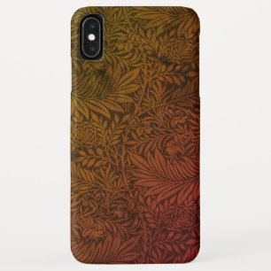 Funda Para iPhone XS Max Elegante patrón botánico boho de terracota