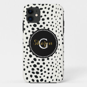 Funda Para iPhone 11 Elegante patrón de estampado de guepardo blanco ne