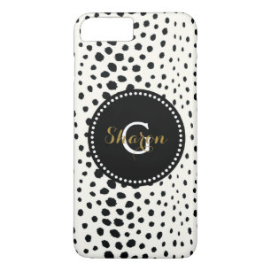 Funda Para iPhone 8 Plus/7 Plus Elegante patrón de estampado de guepardo blanco ne
