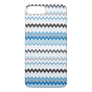 title_seo2 Elegante patrón de ikat Chevron azul y blanco mode