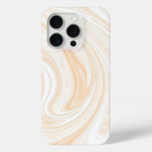 Funda Para iPhone 15 Pro Elegante patrón de mármol blanco