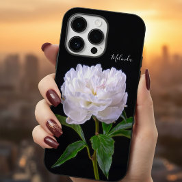 Funda Para iPhone 14 Pro Max De Case-Mate Elegante Peonia Blanca Una Flor Como Ninguna Otra