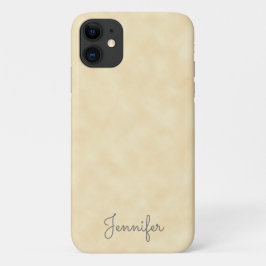 Funda Para iPhone 11 Elegante pergamino de época personalizado
