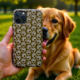 Funda Para iPhone 11 Pro Elegante Perro pasta marrón