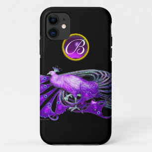 FUNDA PARA iPhone 11 ELEGANTE PICOCA EN PURPLE, AMETHYST MONOGRAM