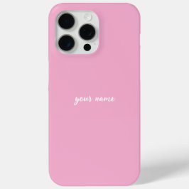 Funda Para iPhone 15 Pro Max Elegante Pink Personalizado iPhone 15 Pro Max Fund