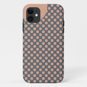 Funda Para iPhone 11 Elegante Punto De Polka Rosa
