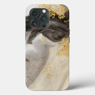 Funda Para iPhone 13 Pro Elegante Purpurina dorado Marble Moda moderna