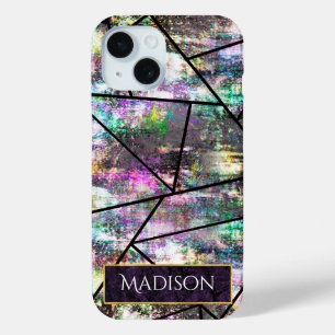 Funda Para iPhone 15 Elegante purpurina irrisoria