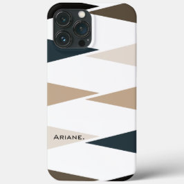 Funda Para iPhone 13 Pro Max elegante raya horizontal moderna de moda de moda