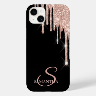 Funda Para iPhone 14 Plus De Case-Mate Elegante Rosa de golosinas Purpurinas de oro