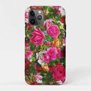 Funda Para iPhone 11 Pro Elegante Rosa floral vintage