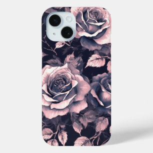 Funda Para iPhone 15 Elegante rosa pastel