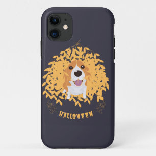Funda Para iPhone 11 Elegante simple Cute mi perro y halloween