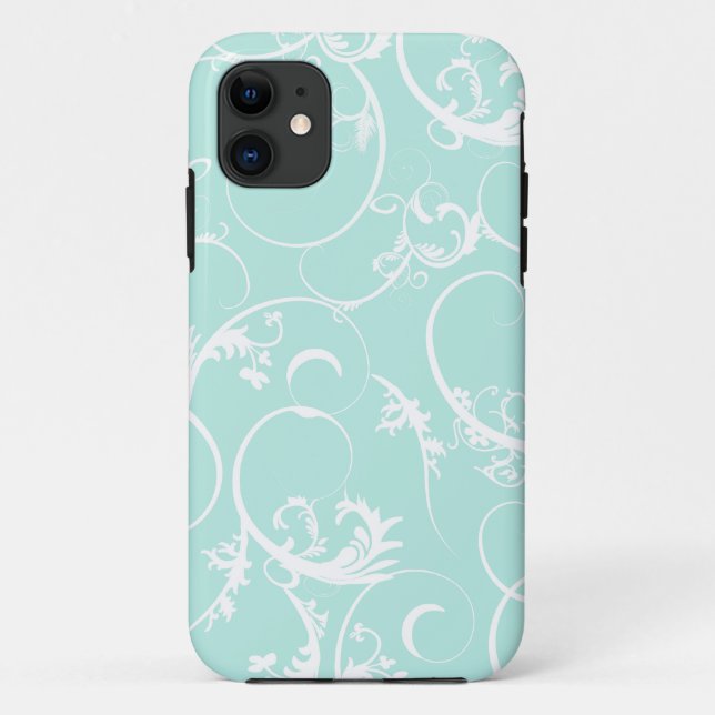 Funda De Case-Mate Para iPhone Elegante Swirls (Reverso)
