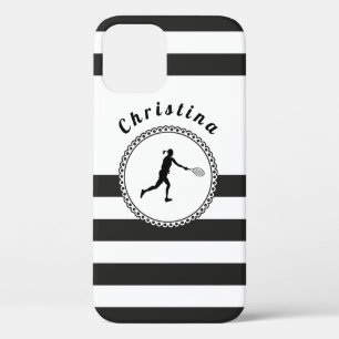 Funda Para iPhone 12 Elegante Tenis Diseño Deportes Chicas Nombre Diver