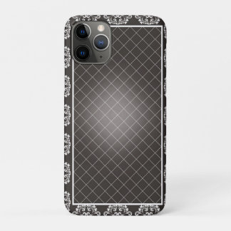 Funda Para iPhone 11 Pro Elegante toalla de playa Monocroma Damask