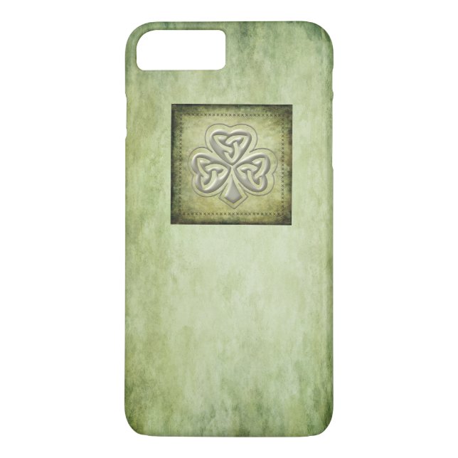 Funda De Case-Mate Para iPhone Elegante trendy y afortunado shamrock irlandés (Reverso)