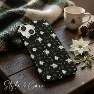 Funda Para iPhone 14 De Case-Mate Elegante Verde Blanco Floral Negro