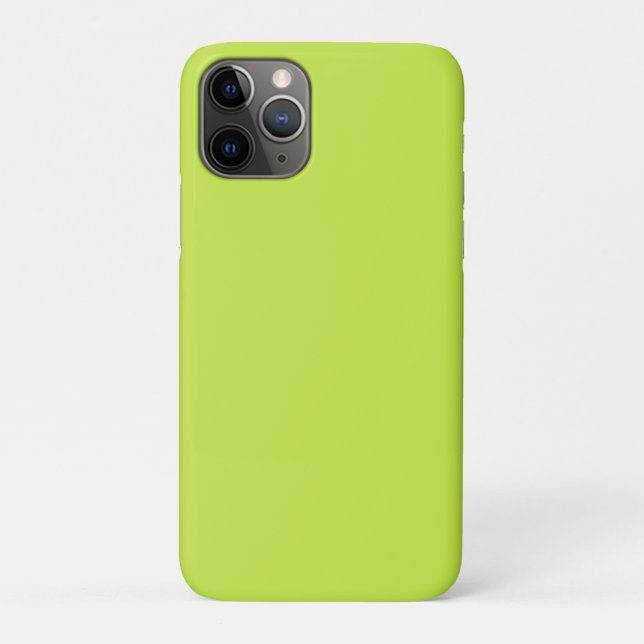 Funda De Case-Mate Para iPhone Elegante verde limón (Reverso)