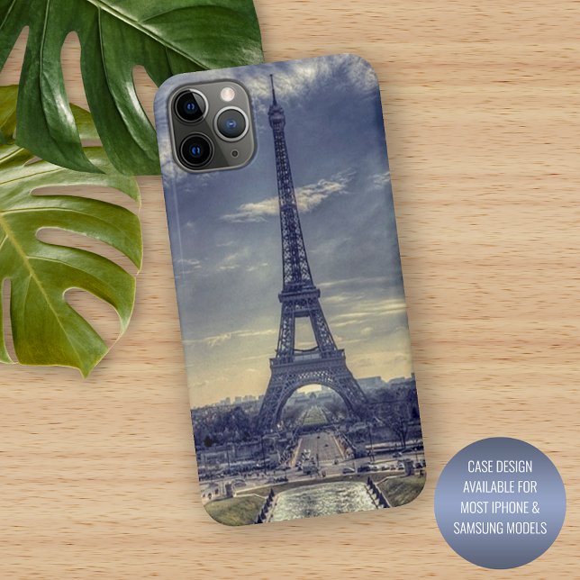 Funda De Case-Mate Para iPhone Elegante Viejo Torre Eiffel París Francia Foto (Subido por el creador)
