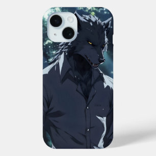 Funda Para iPhone 15 Elegante Werewolf Anime