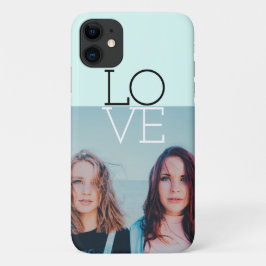 Funda Para iPhone 11 Elegante y minimalista foto de amor personalizado