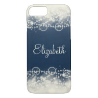 Elegante y personalizado encaje y perlas