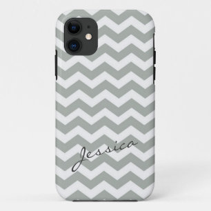 title_seo2 Elegante zigzag de chevron gris con nombre
