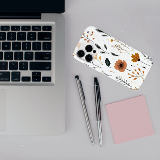 Funda Para iPhone 14 Pro Max De Case-Mate Elegantes flores de boho - Diseños de Moda para tu