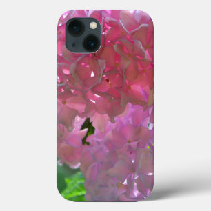 Funda Para iPhone 13 Elegantes flores rosadas suaves hortensias rosas