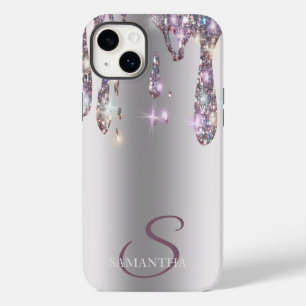 Funda Para iPhone 14 Plus De Case-Mate Elegantes gotas de brillo en oro rosa