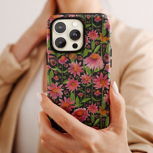 Funda Para iPhone 14 Pro De Case-Mate Elegantes mariposas rosadas negras