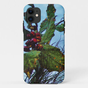 Funda Para iPhone 11 Elegantes Navidades Holly, cielo azul