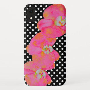 Funda Para iPhone XR Elegantes orquídeas de acuarela rosa rosa