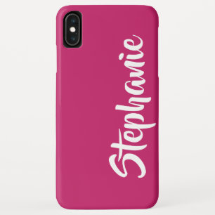 Funda Para iPhone XS Max Elegir el nombre personalizado de color Minimalist