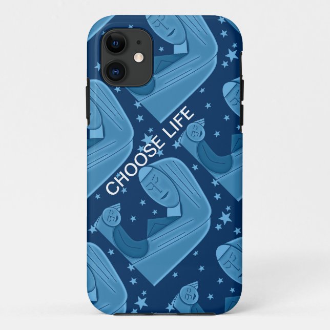 FUNDA DE Case-Mate PARA iPhone ELEGIR LA VIDA (Reverso)