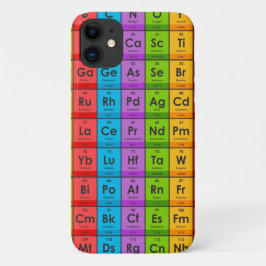 Funda Para iPhone 11 Elementos de la tabla periódica