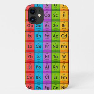 Funda Para iPhone 11 Elementos de la tabla periódica