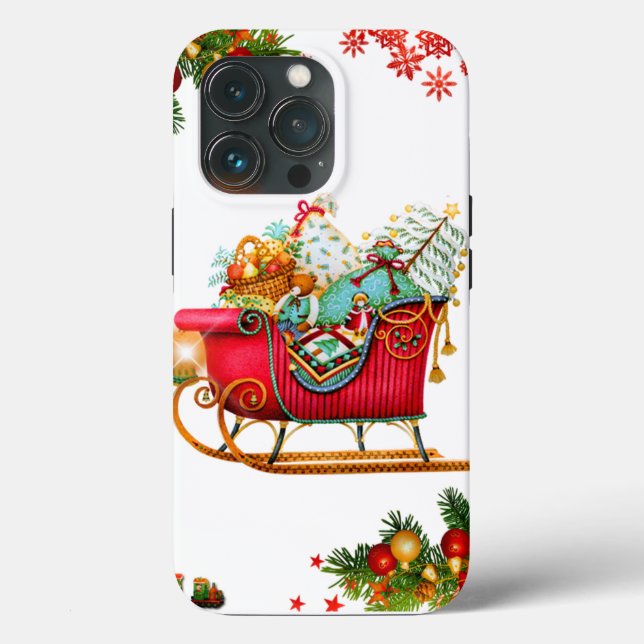 Funda De Case-Mate Para iPhone Elementos navidades (Reverso )