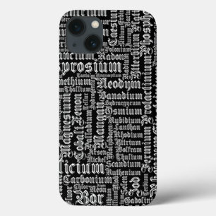 Funda Para iPhone 13 Elementos químicos