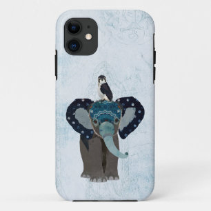 FUNDA PARA iPhone 11 ELEPHANT & BLUE FALCON