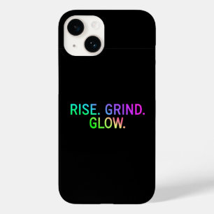 iPhone 14 De Case-Mate ELEVAR. GRIND. GLOW. - Funda Motivacional para iPh